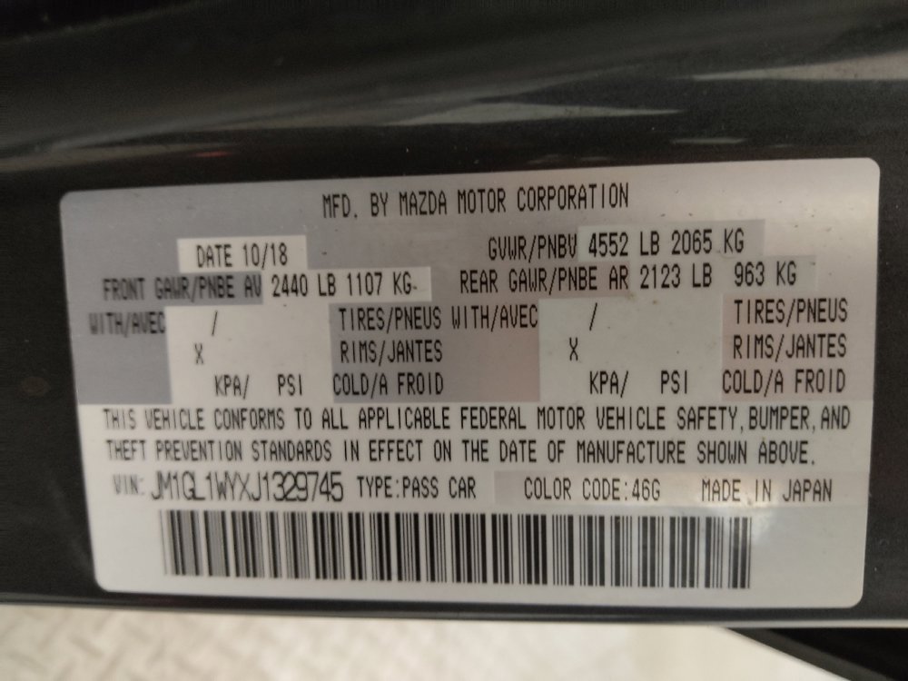 Used 2018 MAZDA MAZDA6 Grand Touring Reserve image 33