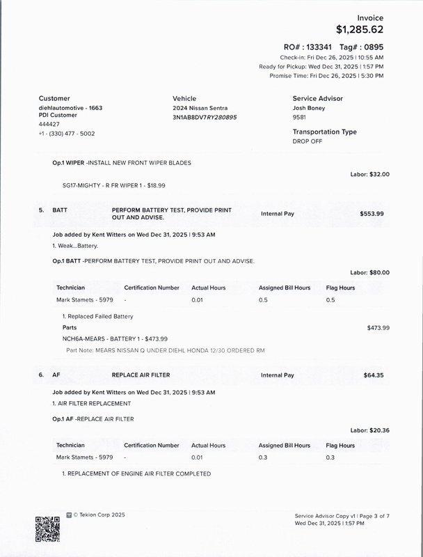 Used 2024 Nissan Sentra SR w/ SR Premium Package image 36