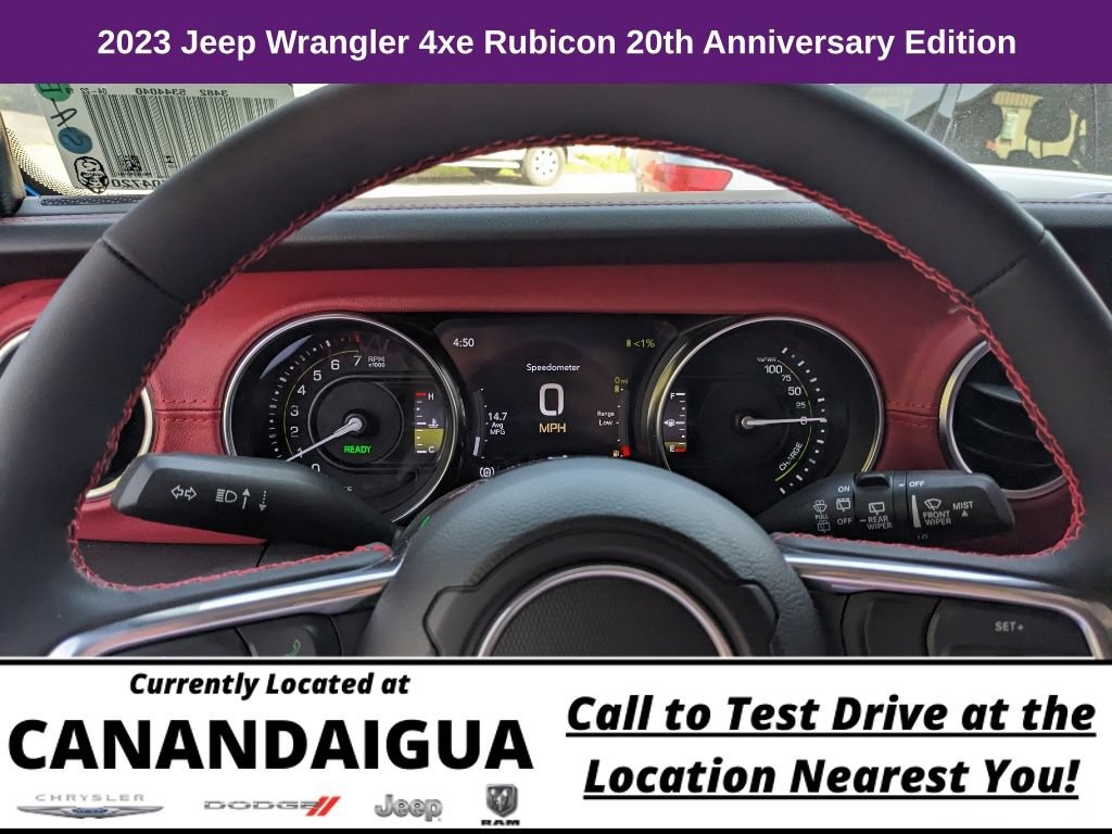 New 2023 Jeep Wrangler Unlimited Rubicon 4xe AWD/4WD image 30