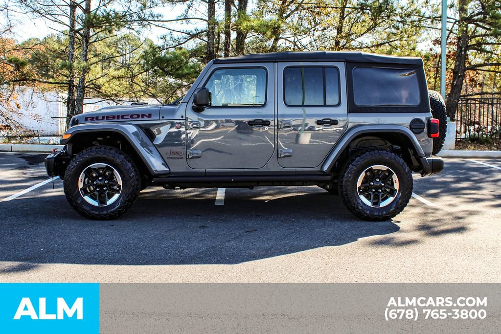 Used 2021 Jeep Wrangler Unlimited Rubicon w/ Uconnect 4C Nav & Sound Group AWD/4WD image 7