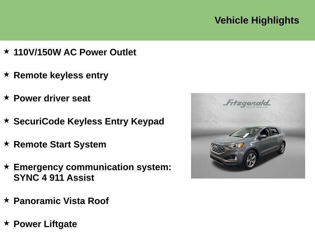 Used 2022 Ford Edge SEL w/ Convenience Package AWD/4WD image 10