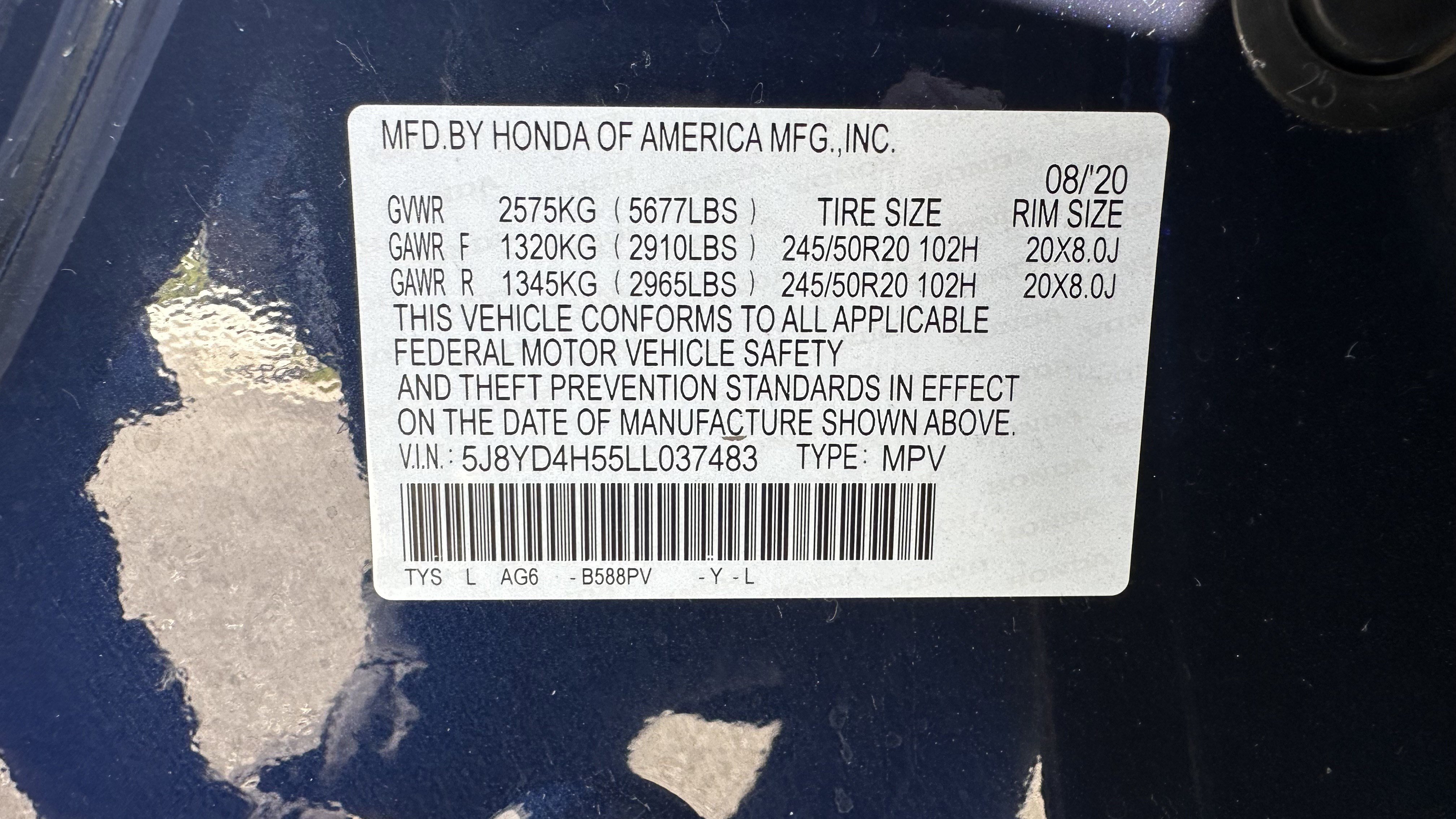 Used 2020 Acura MDX SH-AWD w/ Technology Package image 34