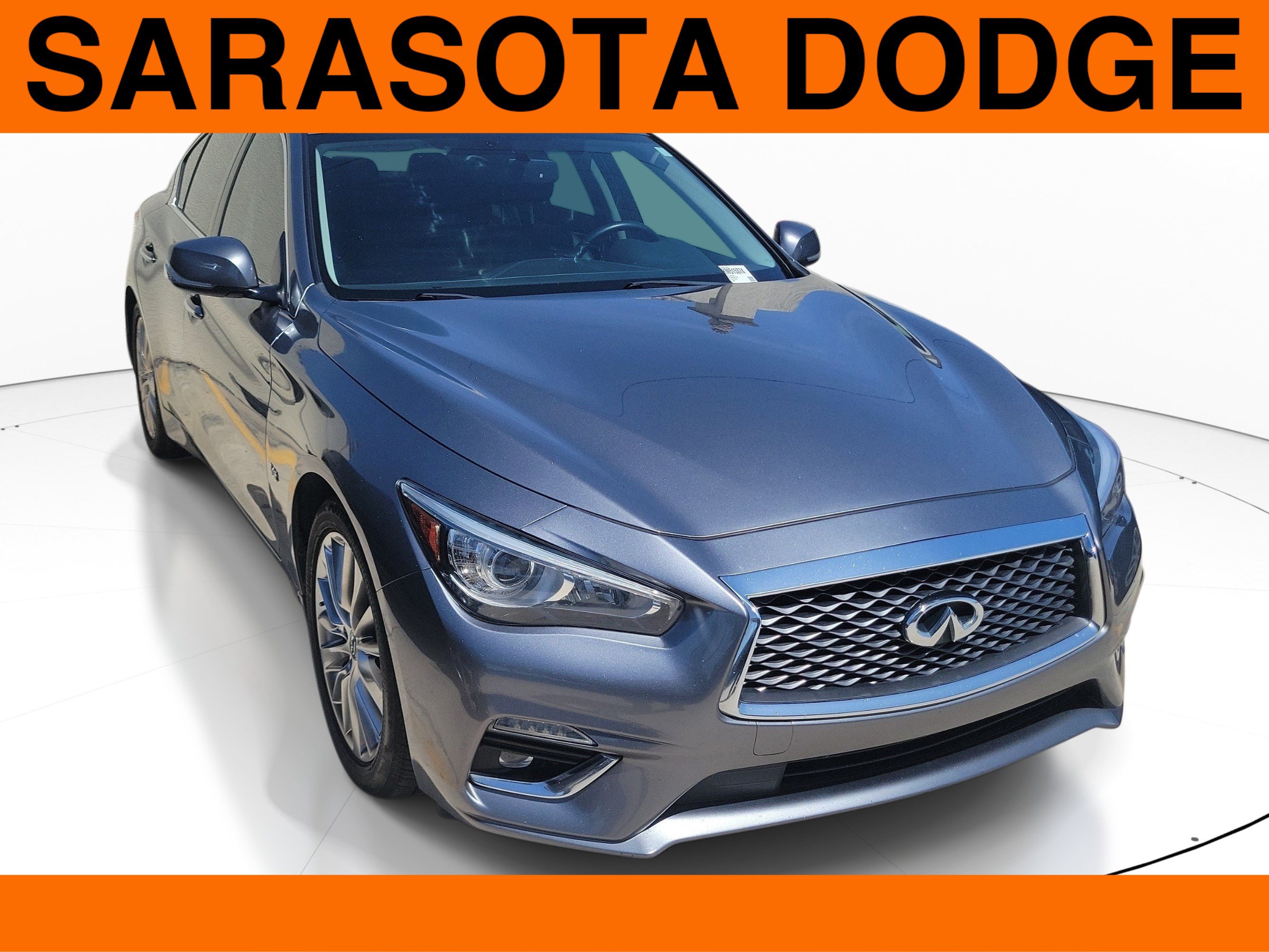 Used 2019 INFINITI Q50 Luxe w/ Essential Package (3.0T Luxe) RWD image 1