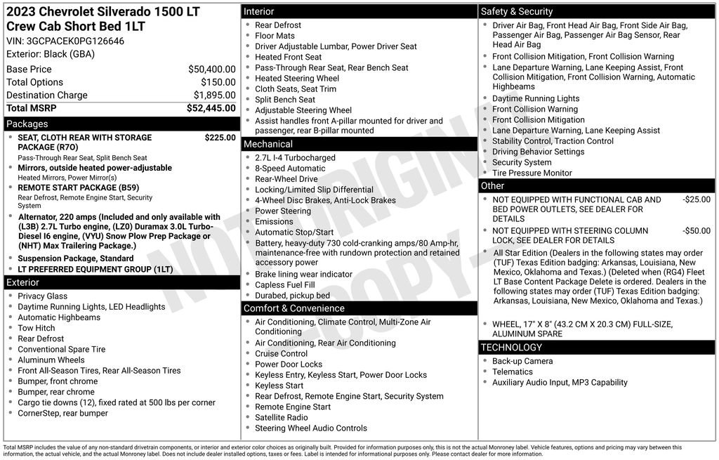 Used 2023 Chevrolet Silverado 1500 LT RWD image 6