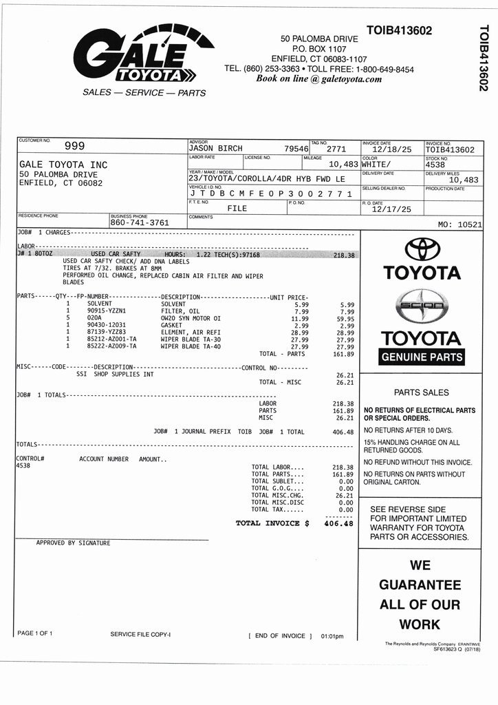 Used 2023 Toyota Corolla LE image 9