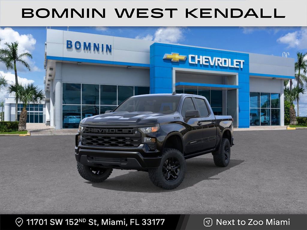 New 2026 Chevrolet Silverado 1500 Custom Trail Boss w/ Midnight Edition