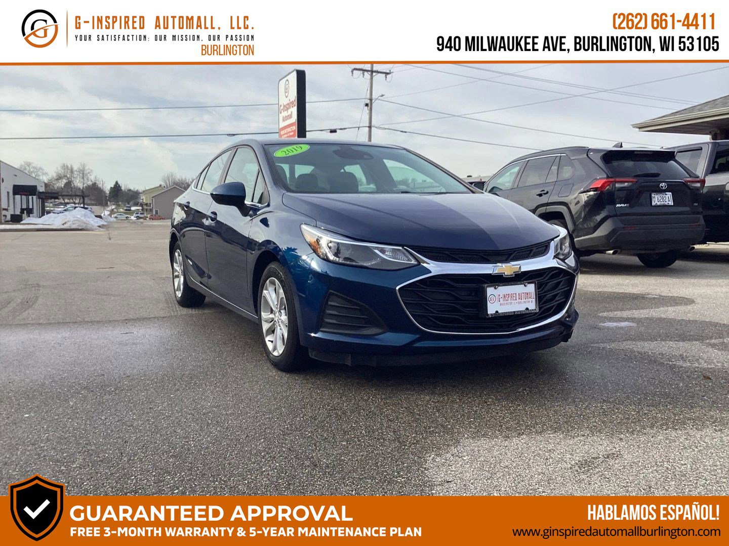 Used 2019 Chevrolet Cruze LT w/ Convenience Package image 1