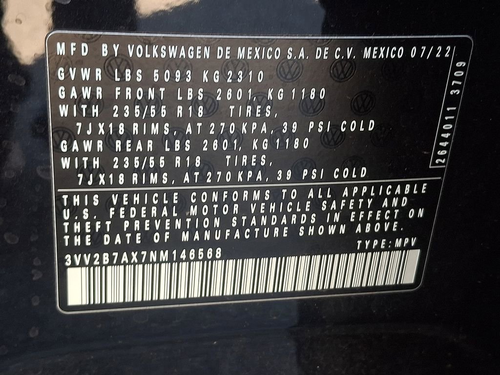 Used 2022 Volkswagen Tiguan SE image 27