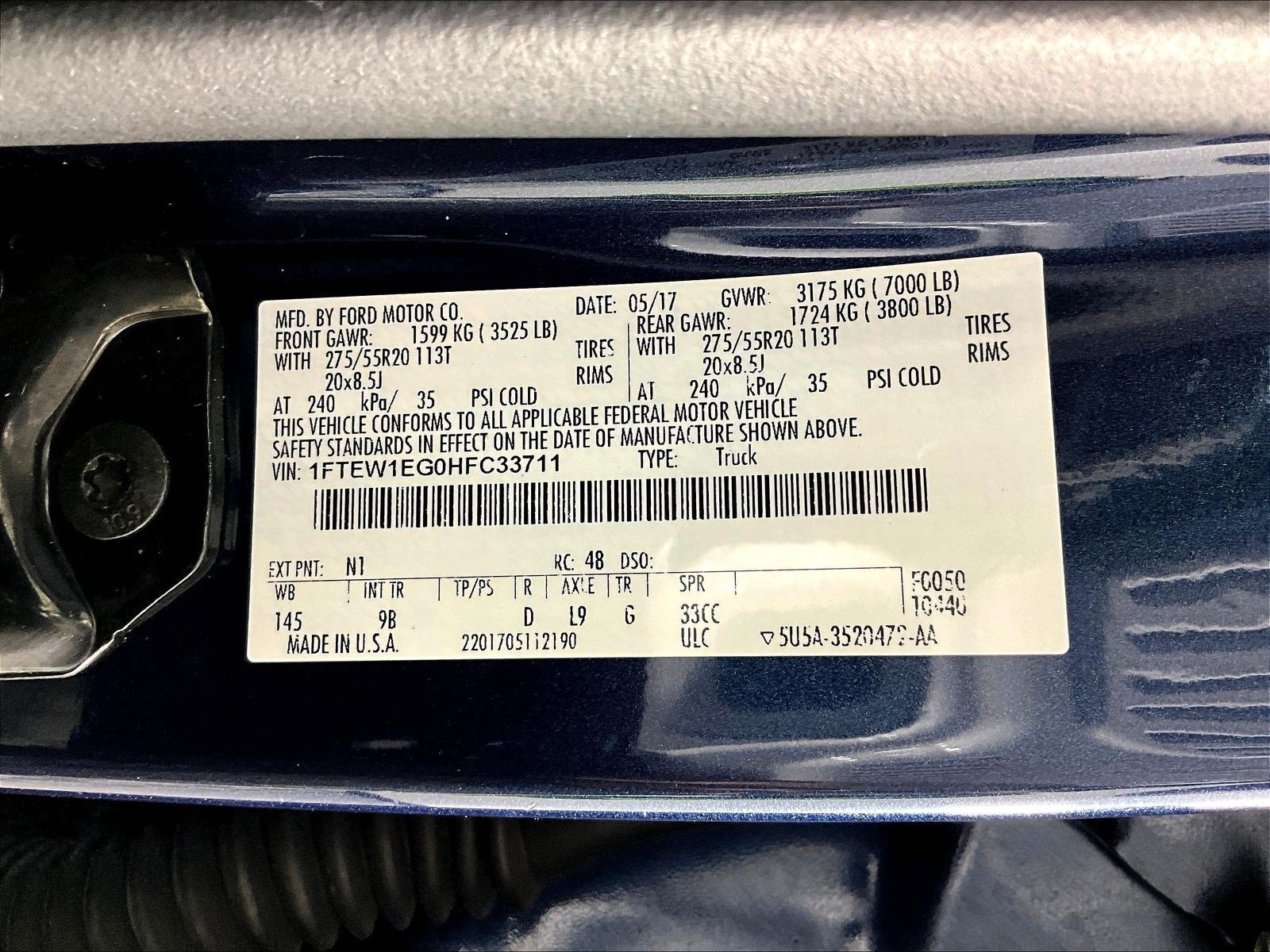 Used 2017 Ford F150 Platinum w/ Equipment Group 701A Luxury AWD/4WD image 20