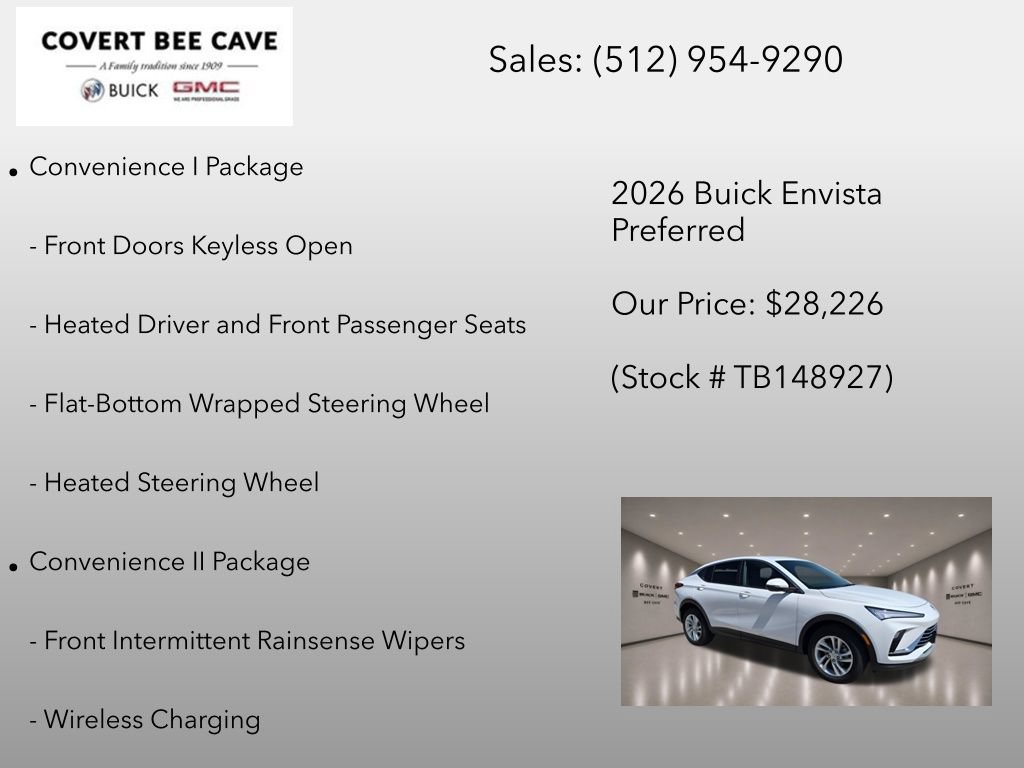 New 2026 Buick Envista Sport Touring w/ Convenience I Package FWD image 12