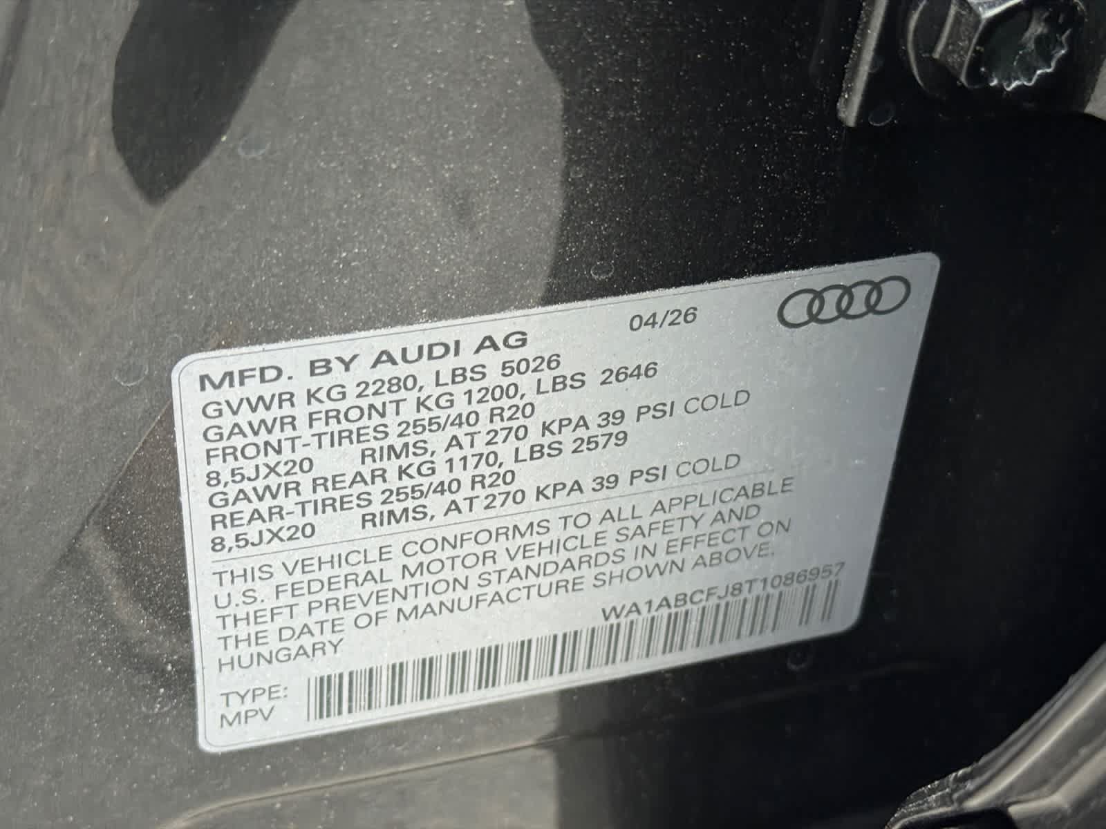 New 2026 Audi Q3 quattro 2.0T AWD/4WD image 25