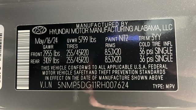 Used 2024 Hyundai Santa Fe Calligraphy AWD/4WD image 27