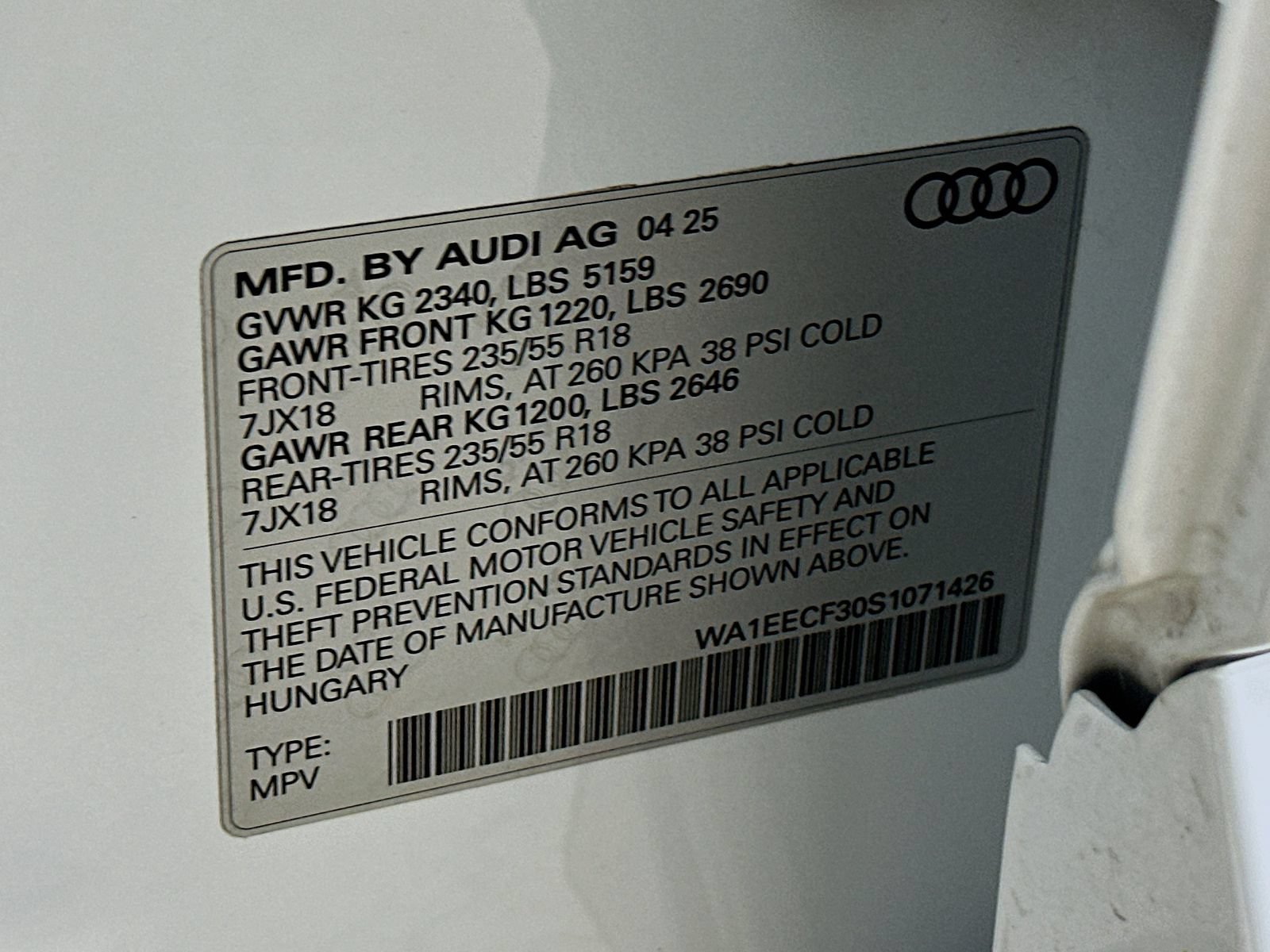 Used 2025 Audi Q3 2.0T Premium Plus w/ Premium Plus Package AWD/4WD image 49