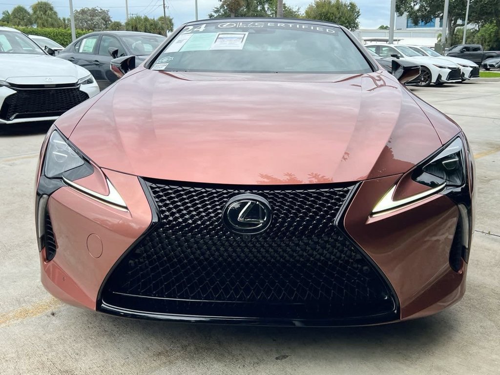 Certified 2024 Lexus LC 500 Convertible w/ Touring Package RWD image 2