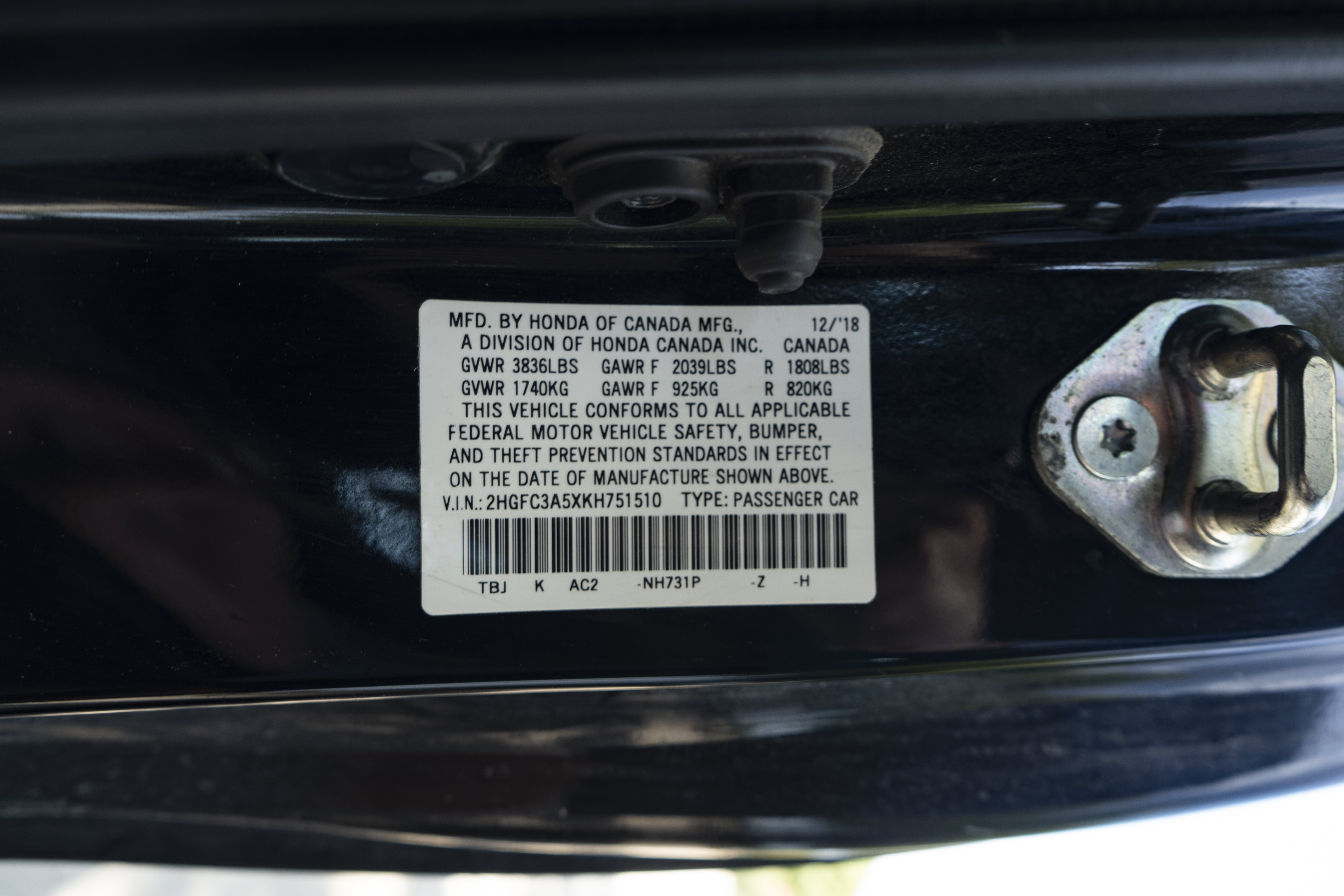 Certified 2019 Honda Civic Si image 43