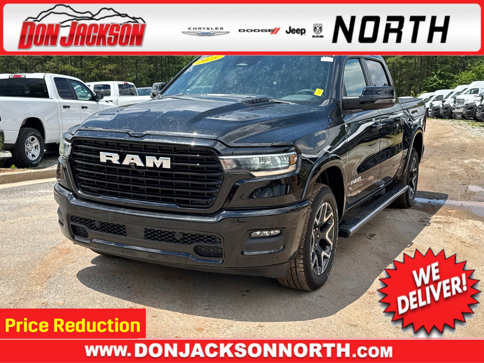 New 2025 RAM 1500 Laramie w/ Sport Appearance Package