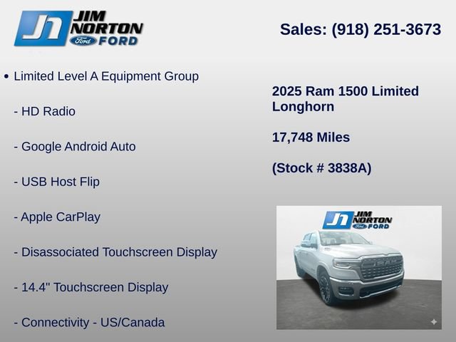 Used 2025 RAM 1500 Limited AWD/4WD image 15
