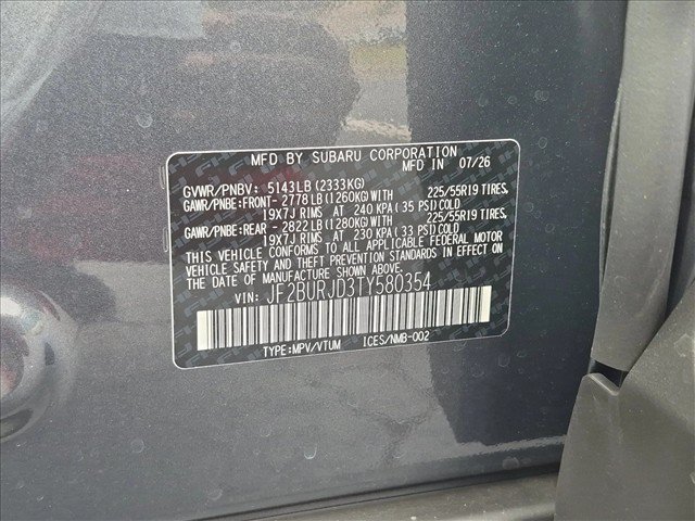 Used 2026 Subaru Outback Touring XT AWD/4WD image 26