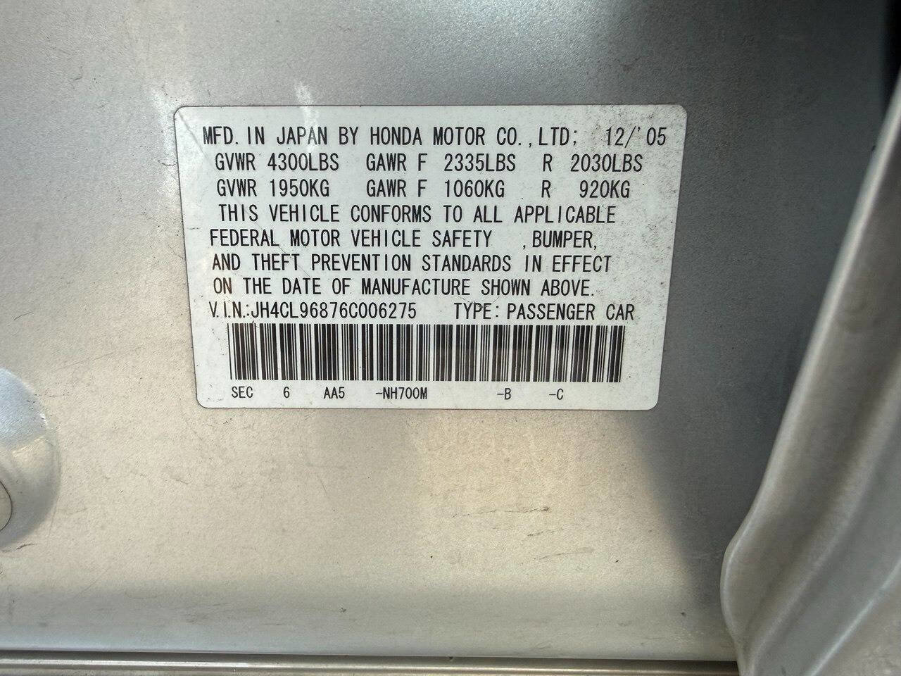 Used 2006 Acura TSX image 23