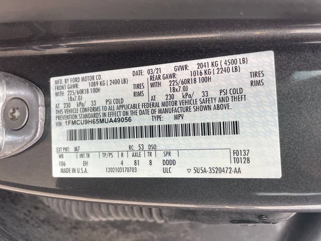 Used 2021 Ford Escape SEL AWD/4WD image 26