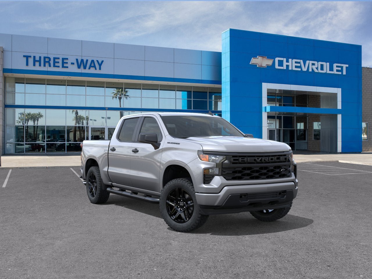 New 2026 Chevrolet Silverado 1500 Custom w/ Turbomax Blackout Package