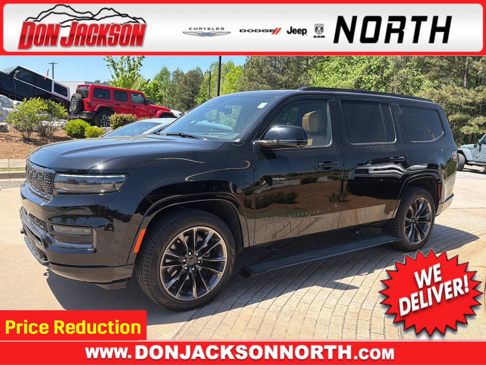 Used 2025 Jeep Grand Wagoneer Series III w/ Rear Seat Video Group 1 AWD/4WD image 1