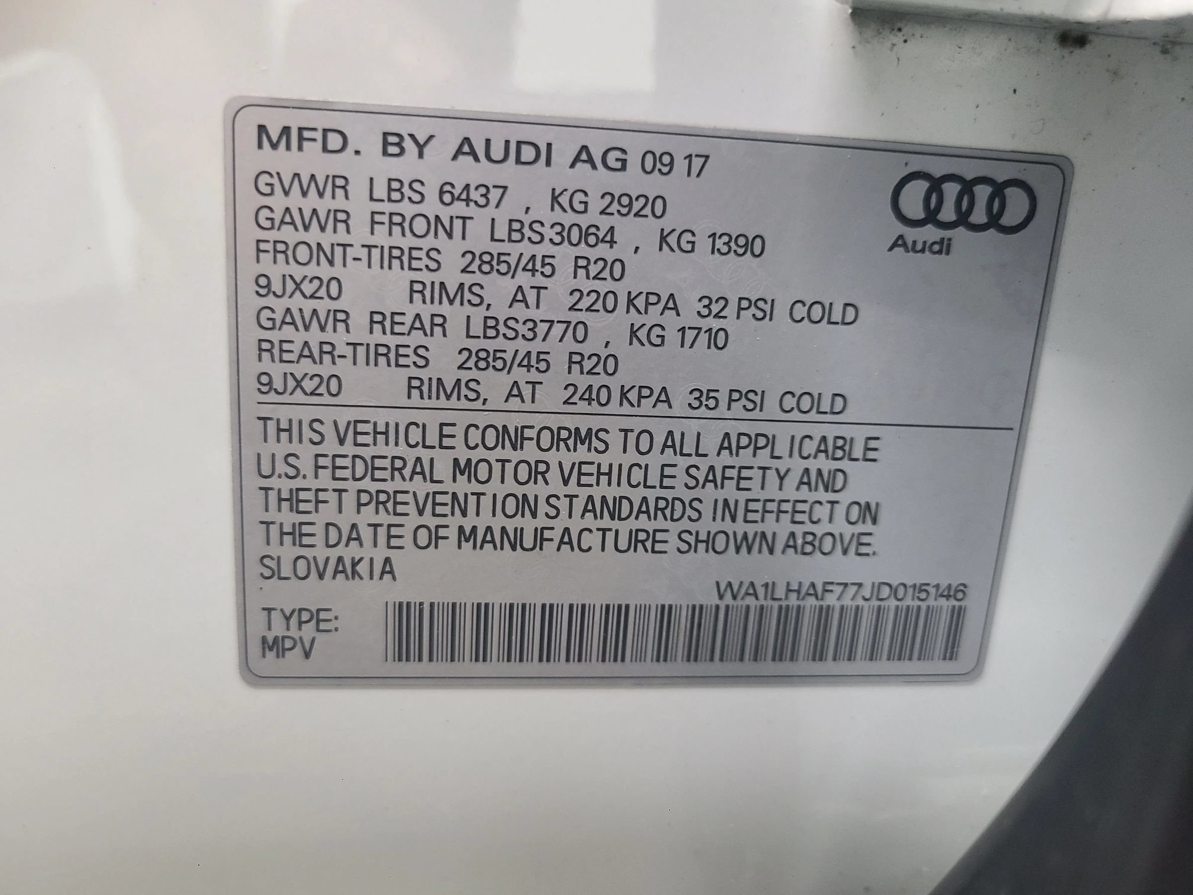 Used 2018 Audi Q7 2.0T Premium Plus AWD/4WD image 3