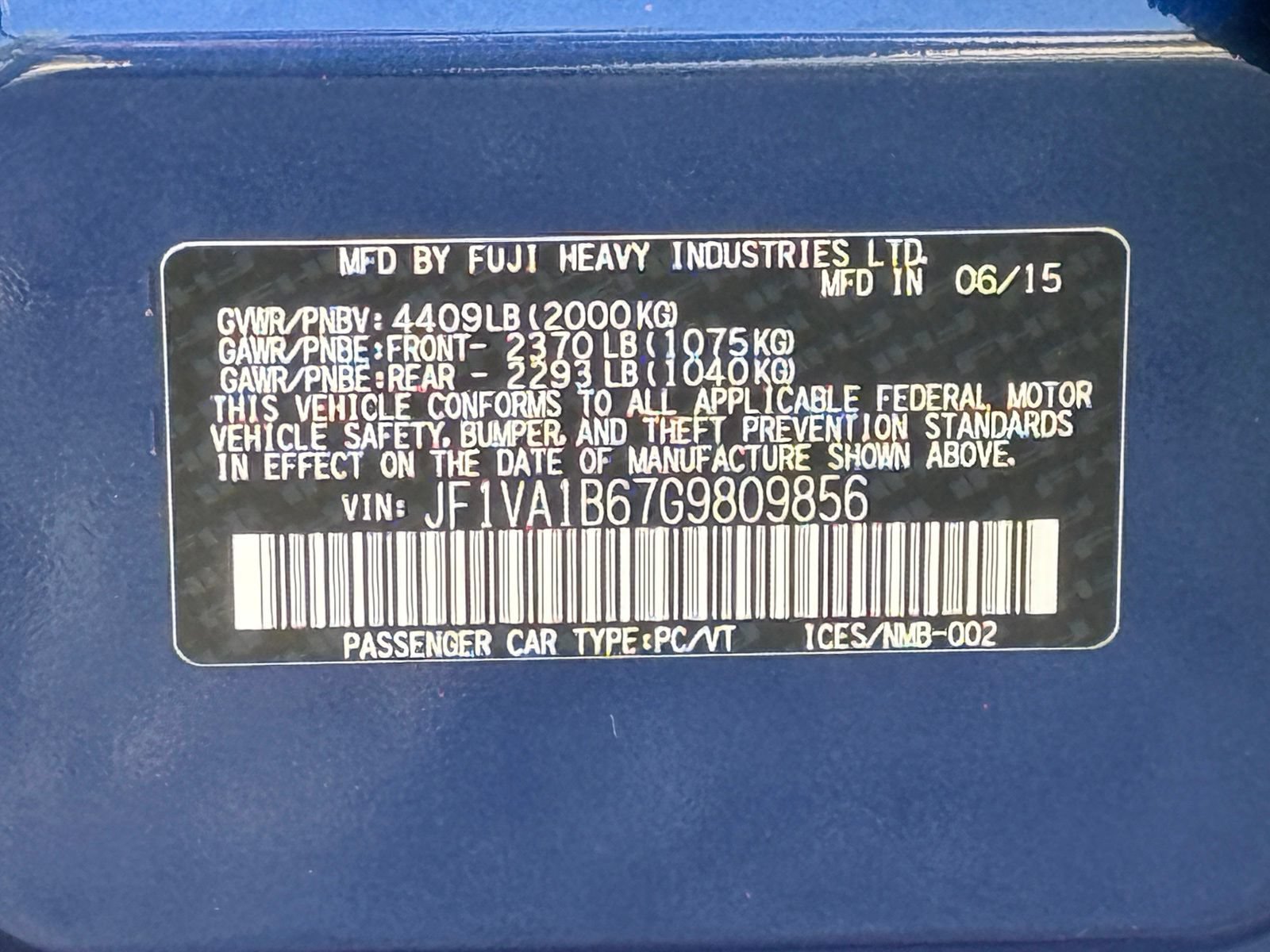 Used 2016 Subaru WRX AWD/4WD image 48
