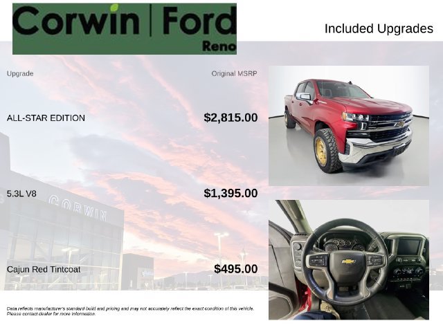 Used 2019 Chevrolet Silverado 1500 LT w/ All-Star Edition AWD/4WD image 3