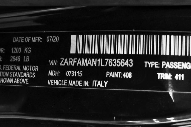 Used 2020 Alfa Romeo Giulia w/ Nero Edizione RWD image 56