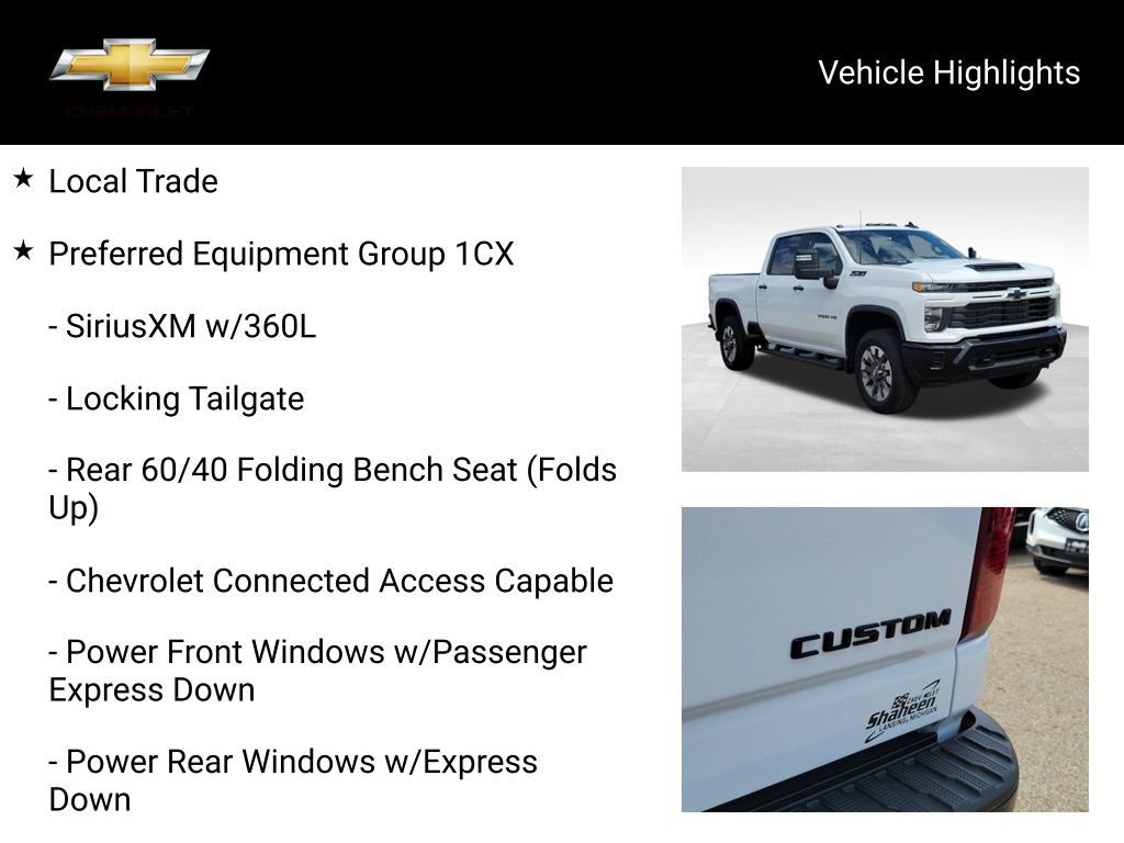 Used 2024 Chevrolet Silverado 2500 Custom w/ Custom Value Package AWD/4WD image 19