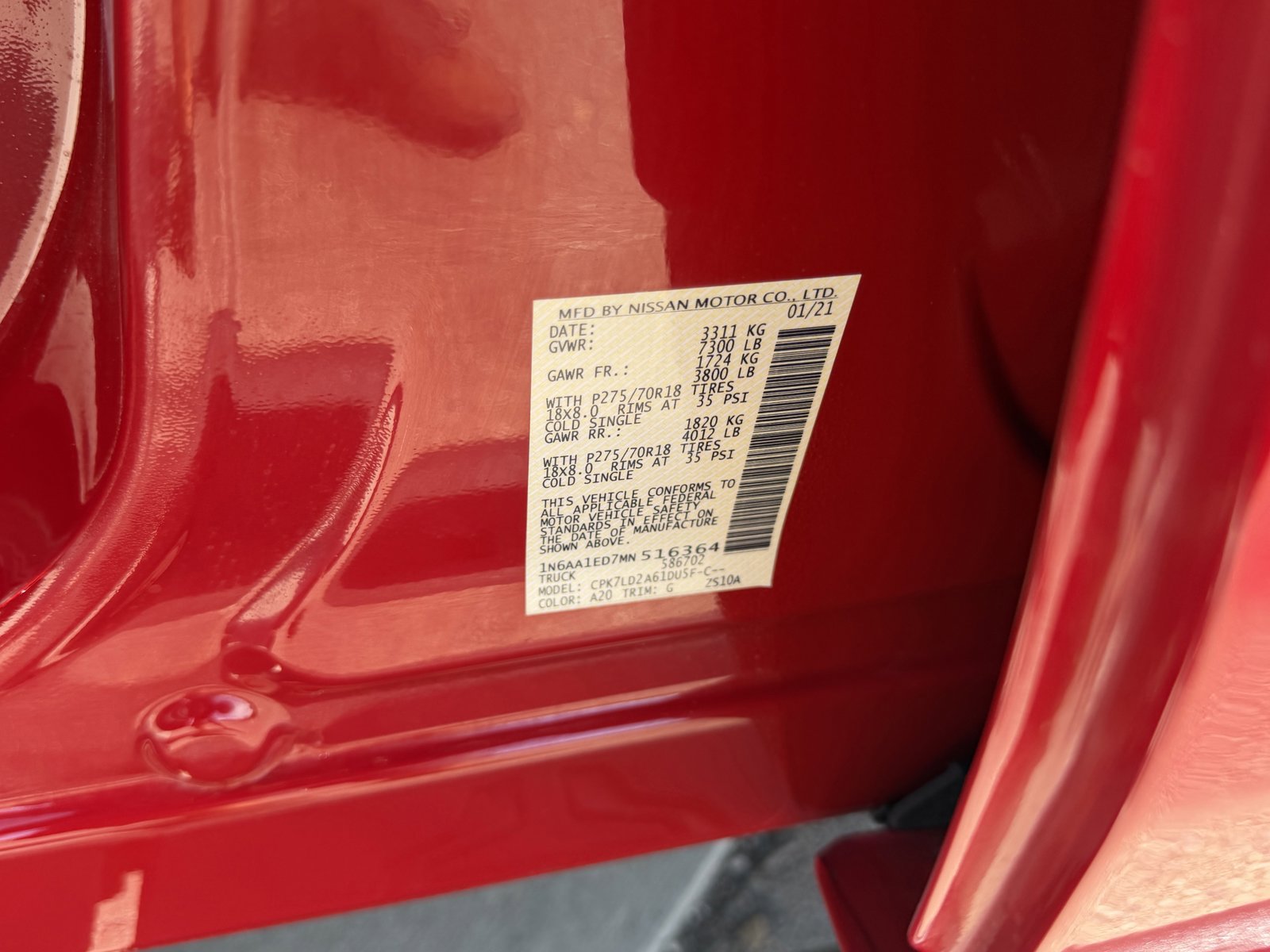 Used 2021 Nissan Titan PRO-4X w/ Pro-4x Convenience Package image 35