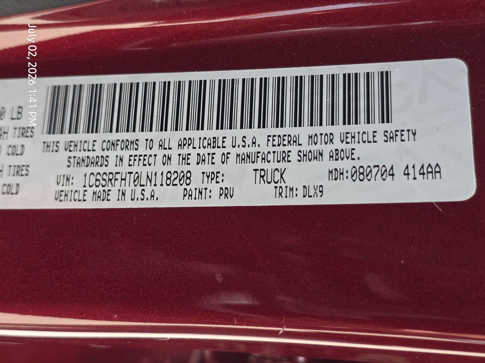 Used 2020 RAM 1500 Limited AWD/4WD image 34