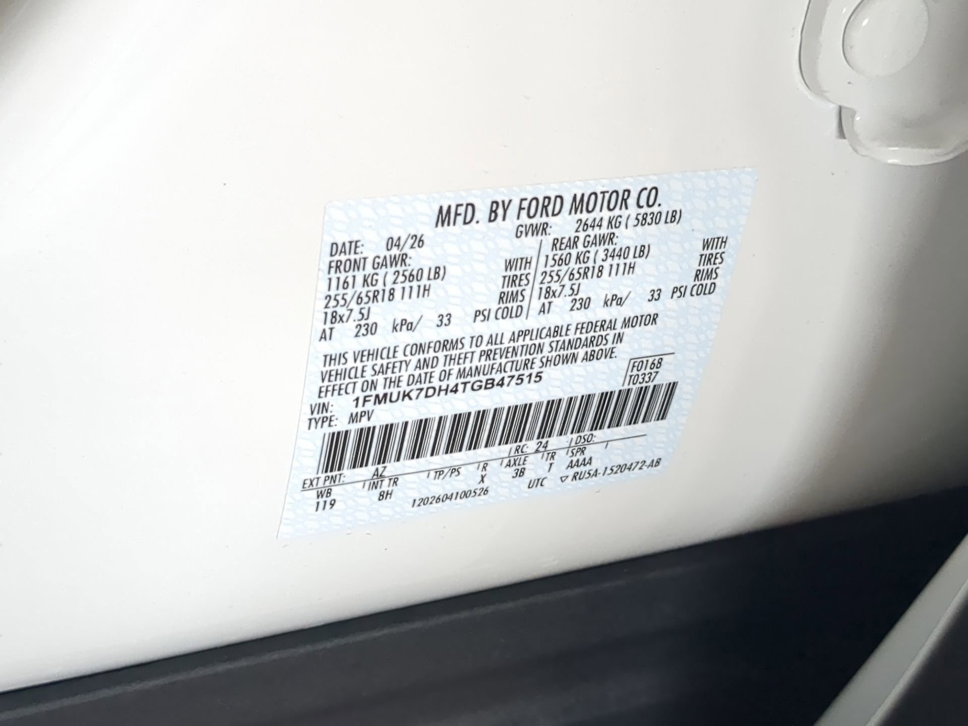 New 2026 Ford Explorer Active RWD image 82