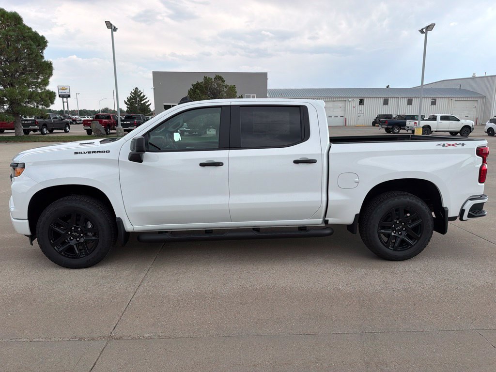 New 2026 Chevrolet Silverado 1500 Custom w/ Turbomax Blackout Package AWD/4WD image 2