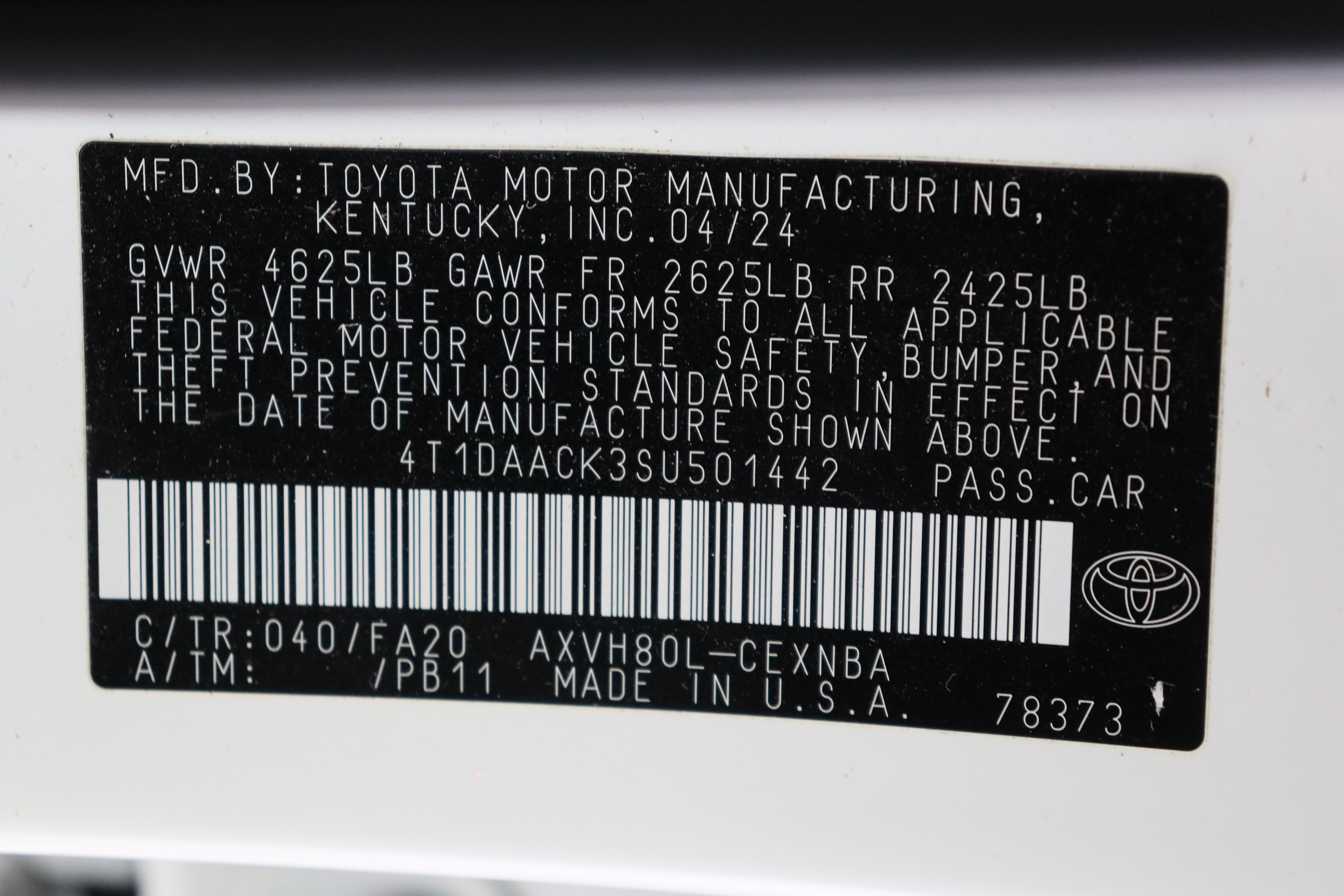 Certified 2025 Toyota Camry LE FWD image 40