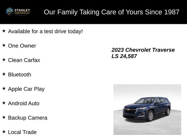 Used 2023 Chevrolet Traverse LS FWD image 9