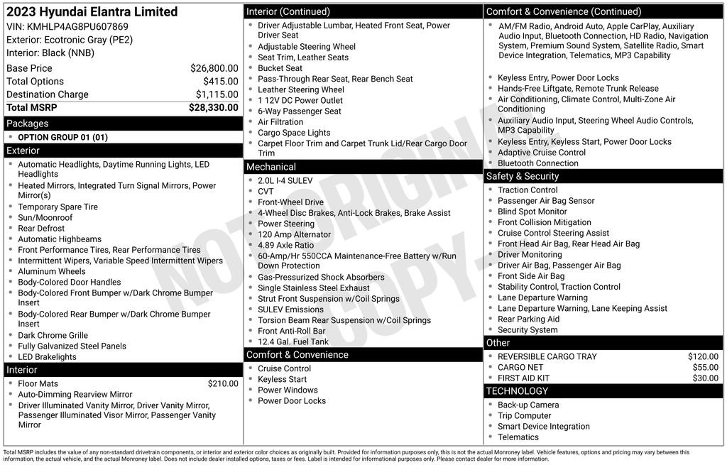 Used 2023 Hyundai Elantra Limited FWD image 12