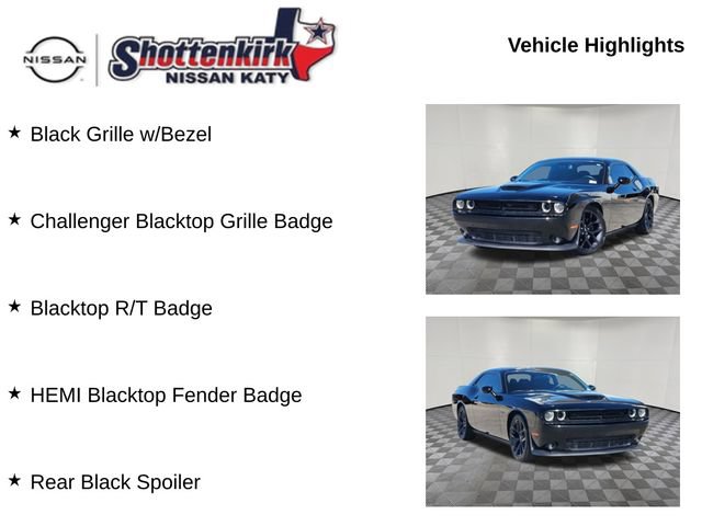 Used 2019 Dodge Challenger R/T w/ Blacktop Package RWD image 12
