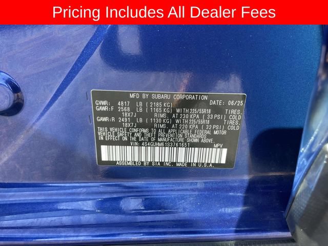 Used 2025 Subaru Crosstrek 2.5i Limited w/ Crosstrek Mirror Package AWD/4WD image 37