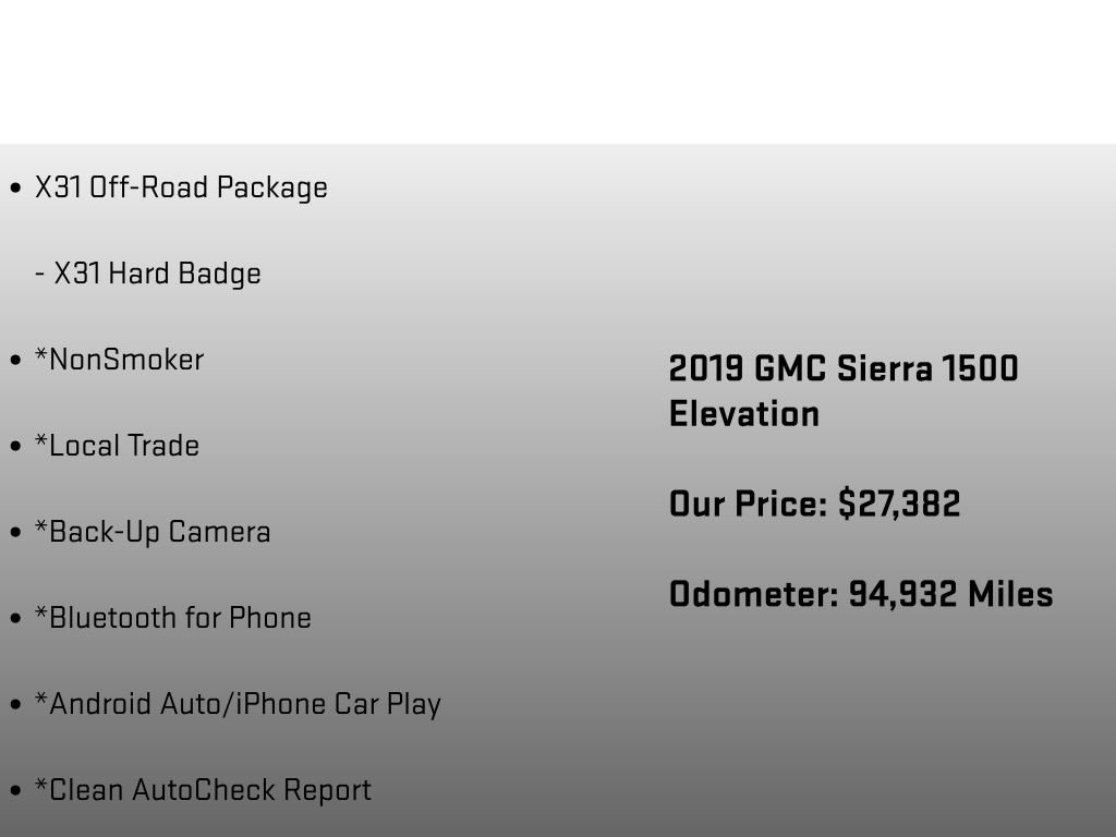 Used 2019 GMC Sierra 1500 Elevation AWD/4WD image 24