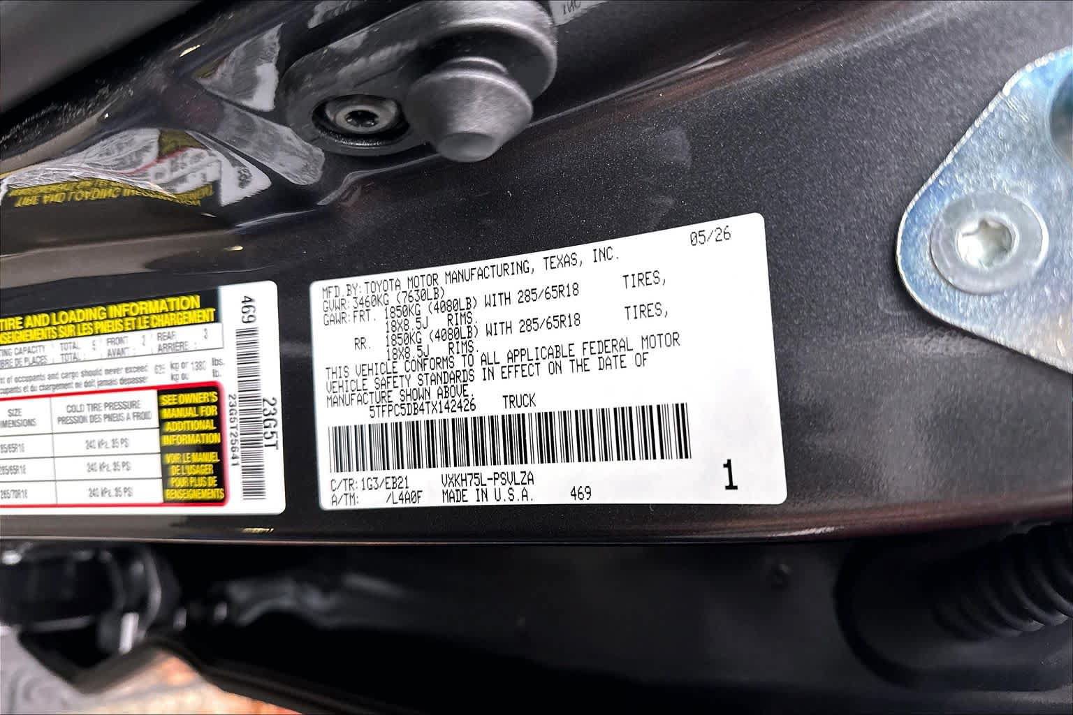 New 2026 Toyota Tundra TRD Pro AWD/4WD image 22