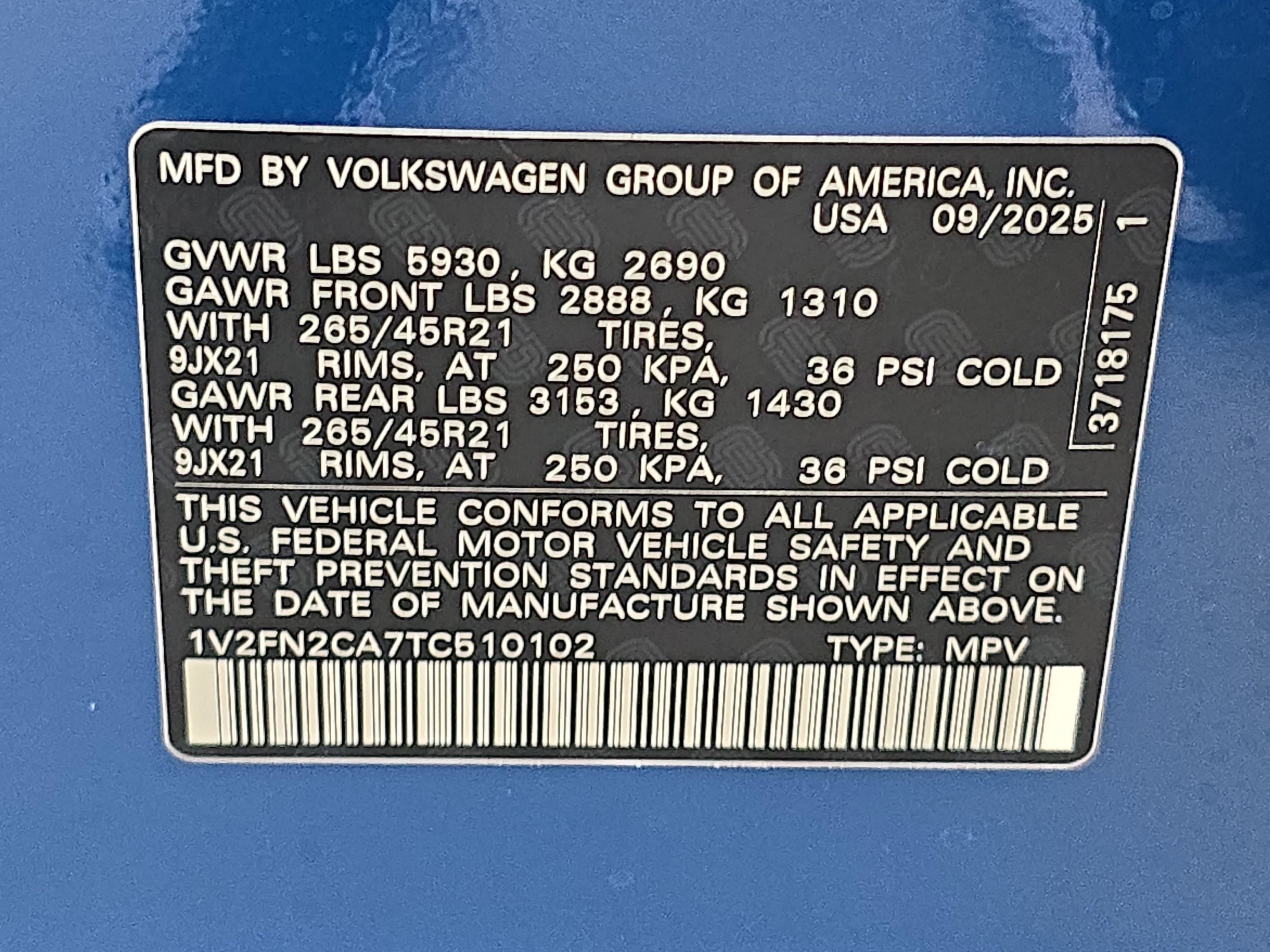 New 2026 Volkswagen Atlas SEL Premium R-Line AWD/4WD image 37