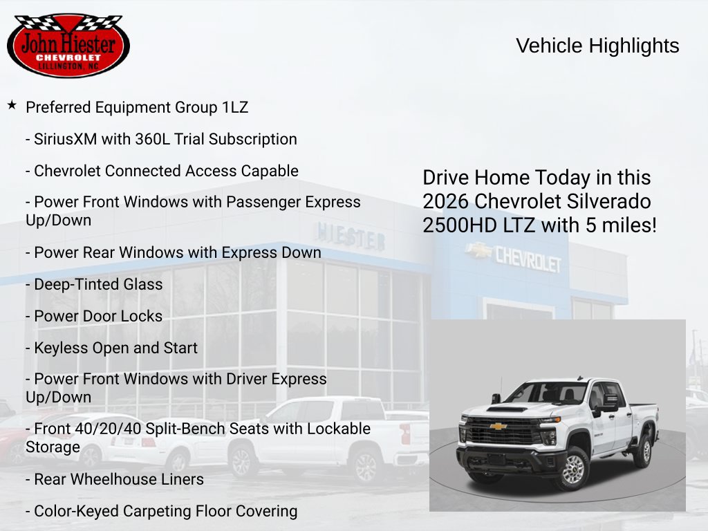 New 2026 Chevrolet Silverado 2500 LTZ w/ LTZ Premium Package AWD/4WD image 2