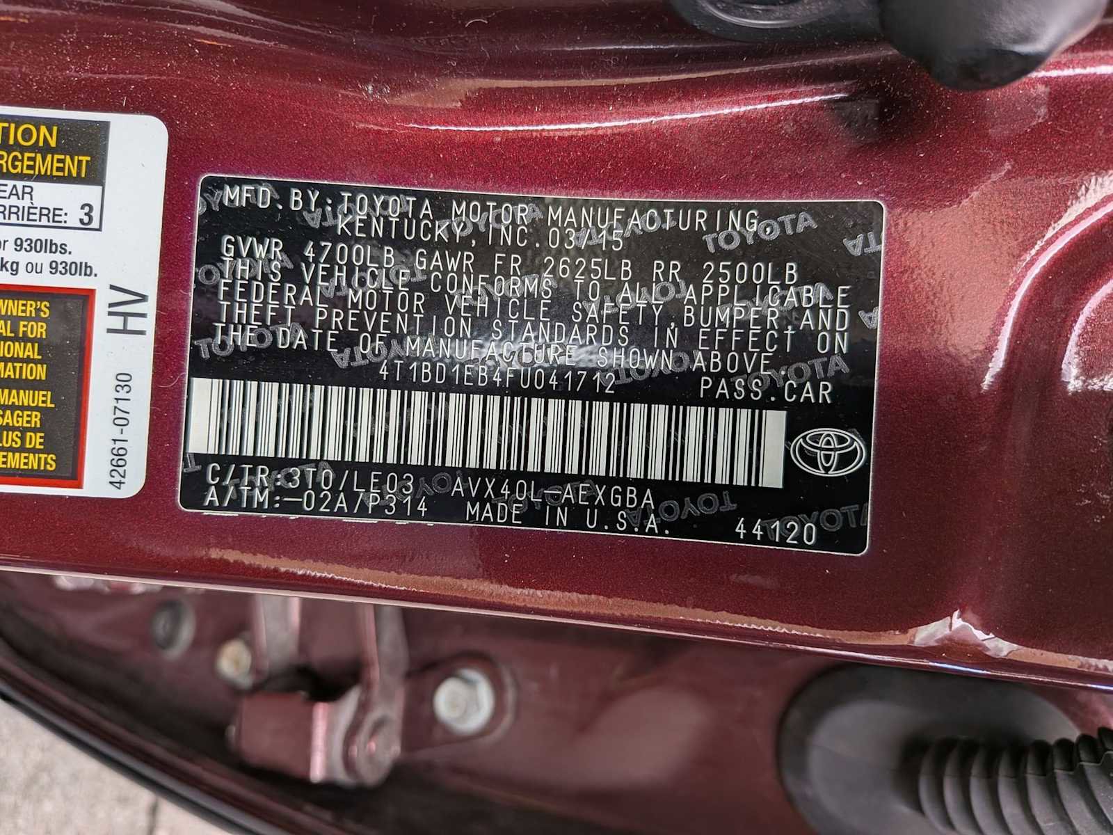 Used 2015 Toyota Avalon XLE Touring image 38