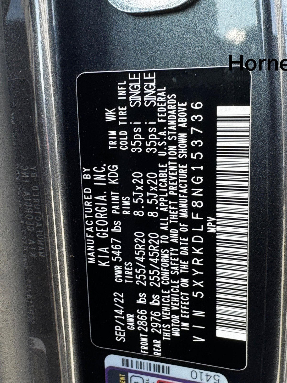 Certified 2022 Kia Sorento SX image 30