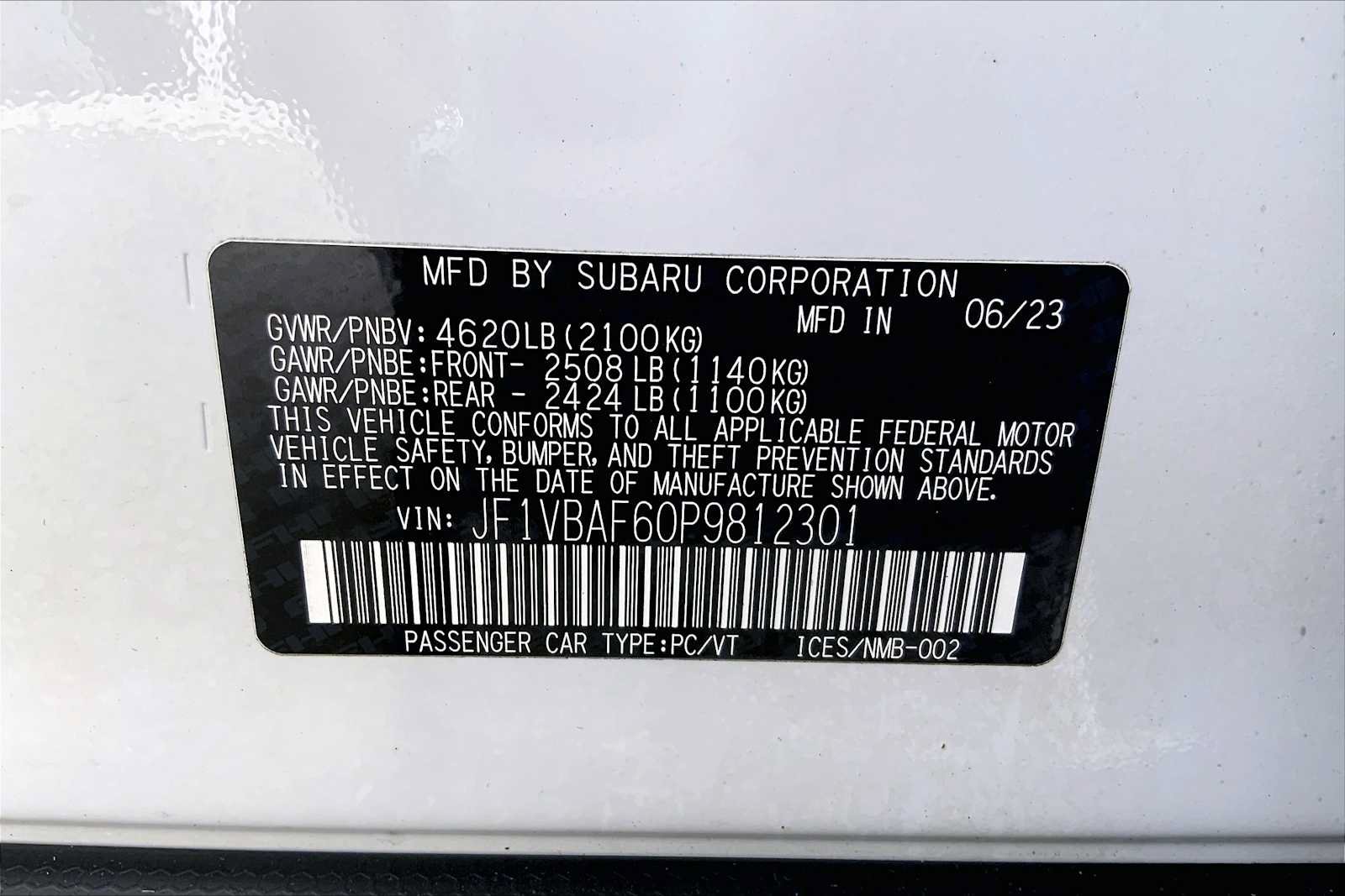 Certified 2023 Subaru WRX Premium AWD/4WD image 33
