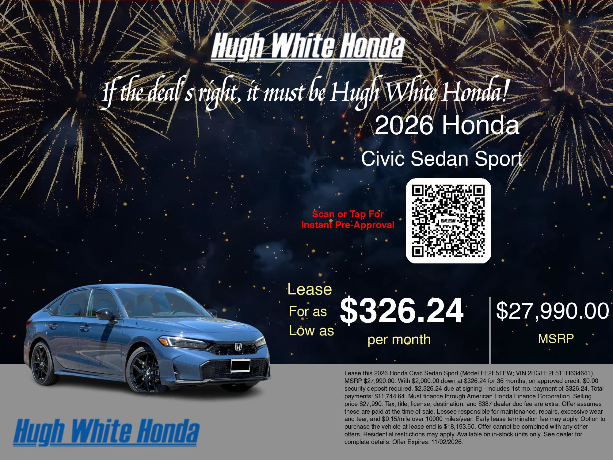 New 2026 Honda Civic Sport image 5