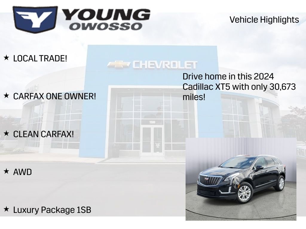 Used 2024 Cadillac XT5 Luxury w/ LPO, Floor Liner Package image 7
