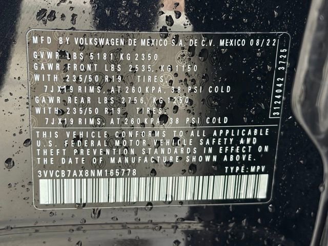 Used 2022 Volkswagen Tiguan SE R-Line image 35